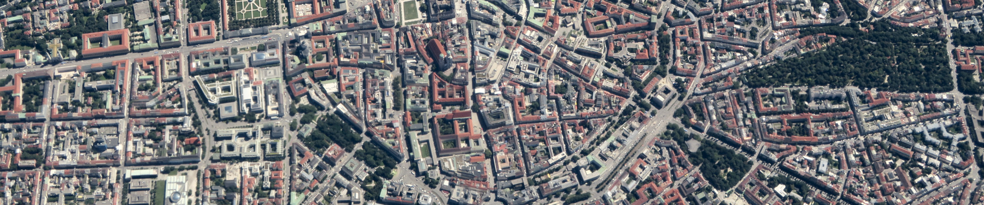 Luftbild München Innenstadt 